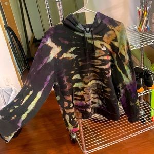Adidas Hoodie reverse dyed by me!